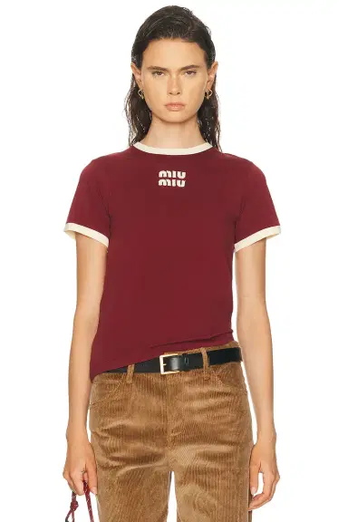 Miu Miu T-Shirt | Thumbnail 1 Miu Miu T-Shirt | Thumbnail 1