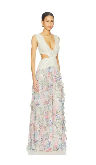 PatBO Seaweed Trim Maxi Dress | Thumbnail 2 PatBO Seaweed Trim Maxi Dress | Thumbnail 2