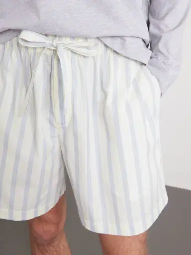 Tekla Straight-Leg Striped Organic Cotton-Poplin Shorts - Men | Thumbnail 5 Tekla Straight-Leg Striped Organic Cotton-Poplin Shorts - Men | Thumbnail 5
