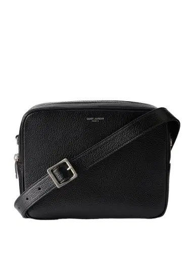 Saint Laurent Small Full-Grain Leather Messenger Bag - Men | Thumbnail 1 Saint Laurent Small Full-Grain Leather Messenger Bag - Men | Thumbnail 1