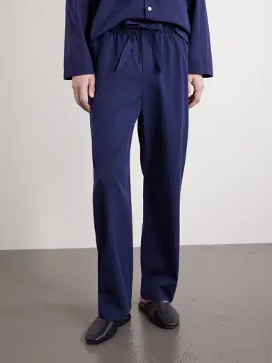 Tekla Organic Cotton-Poplin Pyjamas - Men | Thumbnail 3 Tekla Organic Cotton-Poplin Pyjamas - Men | Thumbnail 3