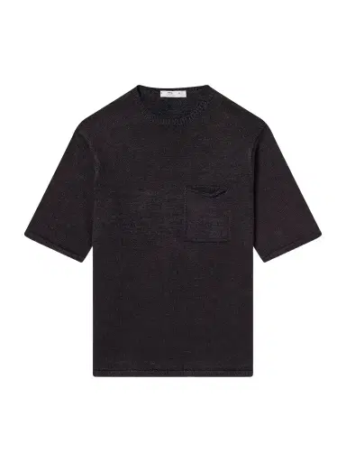 Inis Meáin Knitted Linen T-Shirt - Men | Thumbnail 1 Inis Meáin Knitted Linen T-Shirt - Men | Thumbnail 1