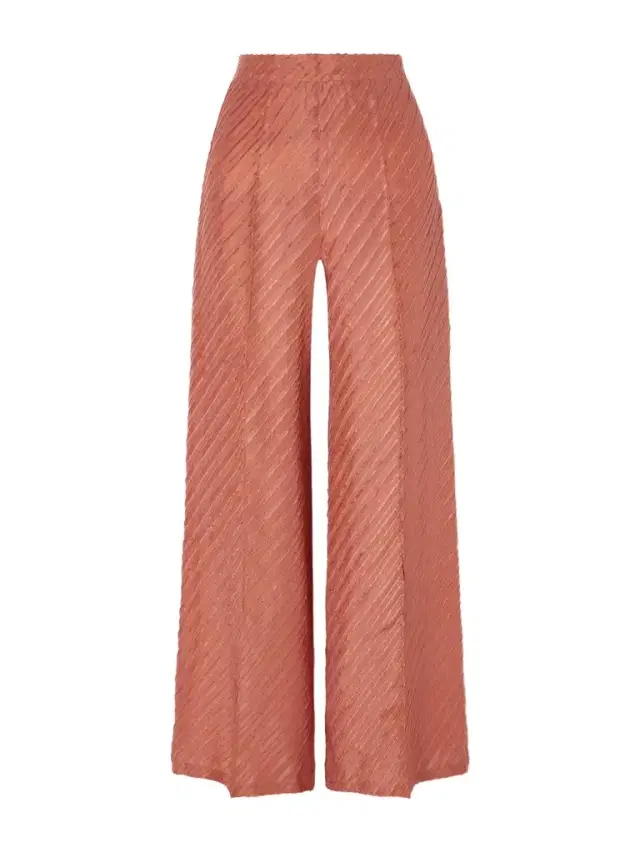 Amanda Fringed Silk Wide-leg Pants Amanda Fringed Silk Wide-leg Pants