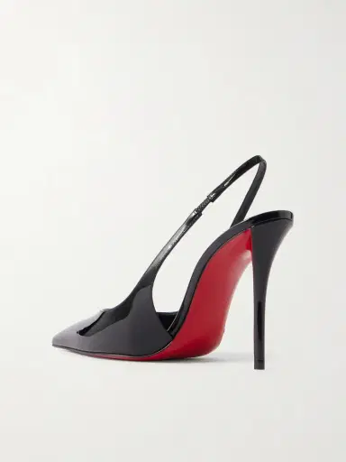 Christian Louboutin Miss Z 100 Patent-leather Slingback Pumps | Thumbnail 3 Christian Louboutin Miss Z 100 Patent-leather Slingback Pumps | Thumbnail 3