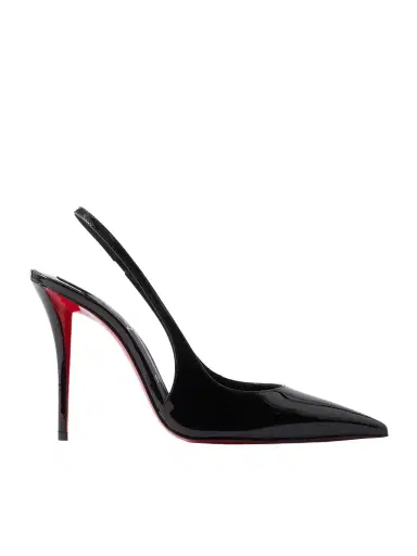 Christian Louboutin Miss Z 100 Patent-leather Slingback Pumps | Thumbnail 1 Christian Louboutin Miss Z 100 Patent-leather Slingback Pumps | Thumbnail 1