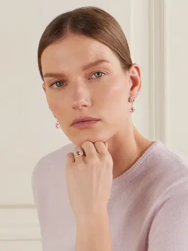 Suzanne Kalan 18-karat Gold, Sapphire And Diamond Earrings | Thumbnail 2 Suzanne Kalan 18-karat Gold, Sapphire And Diamond Earrings | Thumbnail 2