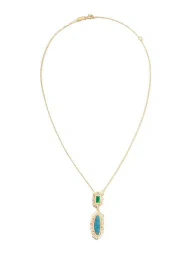 Suzanne Kalan 18-karat Gold Multi-stone Necklace | Thumbnail 1 Suzanne Kalan 18-karat Gold Multi-stone Necklace | Thumbnail 1