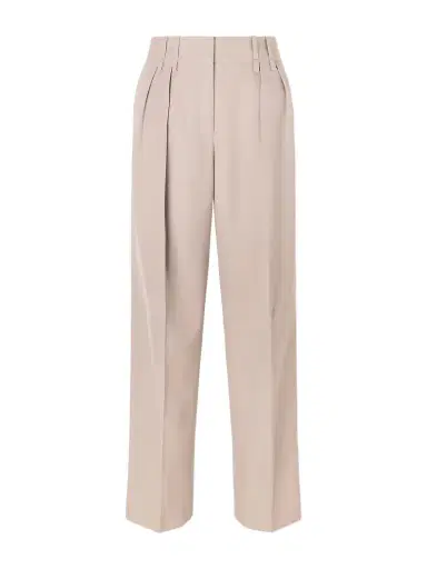 Jil Sander Pleated Wool-twill Straight-leg Pants | Thumbnail 1 Jil Sander Pleated Wool-twill Straight-leg Pants | Thumbnail 1