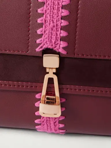 Gabriela Hearst Leonora Small Crochet And Suede-trimmed Leather Shoulder Bag | Thumbnail 5 Gabriela Hearst Leonora Small Crochet And Suede-trimmed Leather Shoulder Bag | Thumbnail 5
