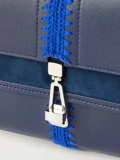 Gabriela Hearst Leonora Small Crochet And Suede-trimmed Leather Shoulder Bag | Thumbnail 5 Gabriela Hearst Leonora Small Crochet And Suede-trimmed Leather Shoulder Bag | Thumbnail 5
