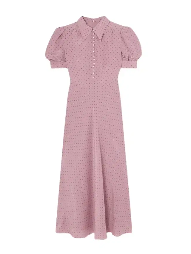 Embellished Polka-dot Silk Crepe De Chine Midi Dress Embellished Polka-dot Silk Crepe De Chine Midi Dress