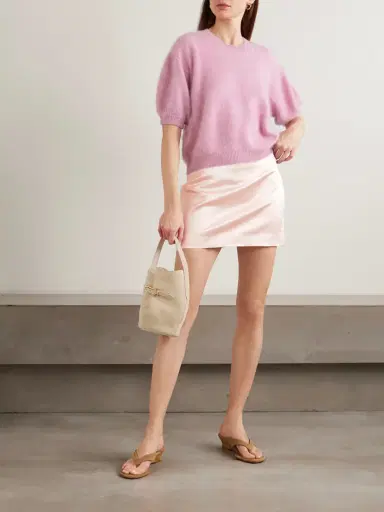 Lisa Yang Silk-satin Mini Skirt | Thumbnail 2 Lisa Yang Silk-satin Mini Skirt | Thumbnail 2