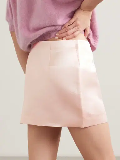 Lisa Yang Silk-satin Mini Skirt | Thumbnail 3 Lisa Yang Silk-satin Mini Skirt | Thumbnail 3