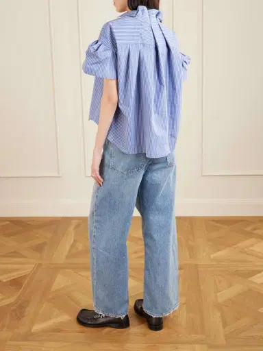 Sacai Striped Cotton-blend Poplin Shirt | Thumbnail 3 Sacai Striped Cotton-blend Poplin Shirt | Thumbnail 3