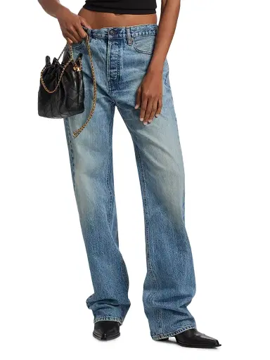 Frame Women's The Stack Relaxed Straight Jeans | Thumbnail 3 Frame Women's The Stack Relaxed Straight Jeans | Thumbnail 3