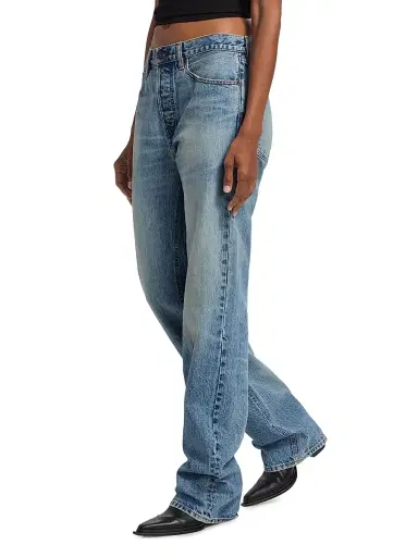 Frame Women's The Stack Relaxed Straight Jeans | Thumbnail 4 Frame Women's The Stack Relaxed Straight Jeans | Thumbnail 4