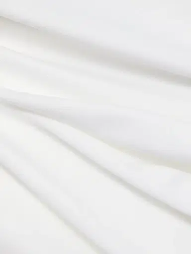 AREA Women's Crystal Knot Draped Midi-Dress - White | Thumbnail 7 AREA Women's Crystal Knot Draped Midi-Dress - White | Thumbnail 7