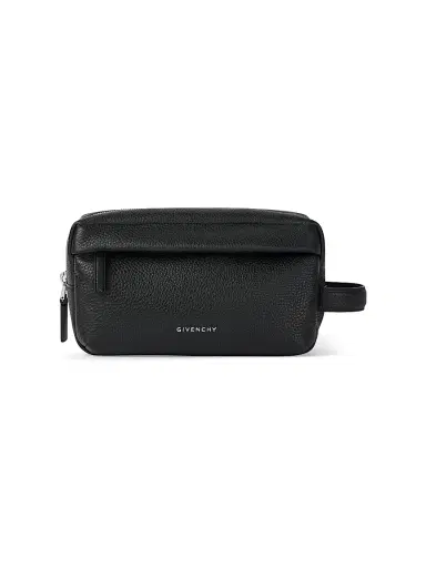 Givenchy U Backpack Toilet Pouch in Grained Leather - Black | Thumbnail 1 Givenchy U Backpack Toilet Pouch in Grained Leather - Black | Thumbnail 1