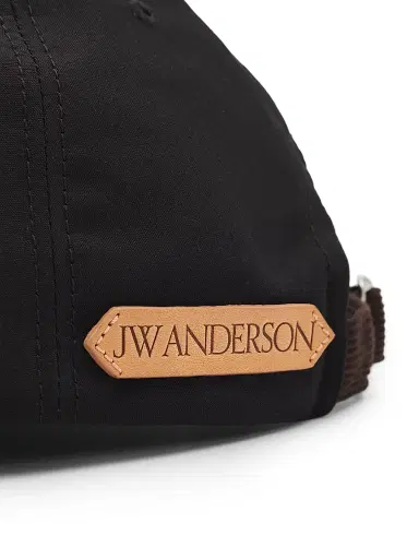 JW Anderson Men's Embroidered Anchor Baseball Cap - Black | Thumbnail 3 JW Anderson Men's Embroidered Anchor Baseball Cap - Black | Thumbnail 3