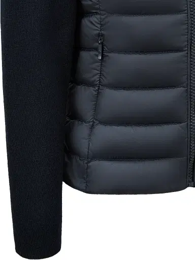 Moncler Little Girl's and Girl's Down-Filled Zip-Up Cardigan in Wool | Thumbnail 4 Moncler Little Girl's and Girl's Down-Filled Zip-Up Cardigan in Wool | Thumbnail 4