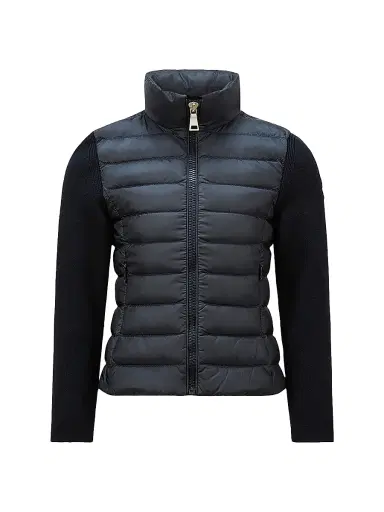 Moncler Little Girl's and Girl's Down-Filled Zip-Up Cardigan in Wool | Thumbnail 1 Moncler Little Girl's and Girl's Down-Filled Zip-Up Cardigan in Wool | Thumbnail 1