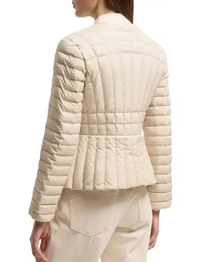 Moncler Women's Menthe Puffer Coat - Light Beige | Thumbnail 3 Moncler Women's Menthe Puffer Coat - Light Beige | Thumbnail 3