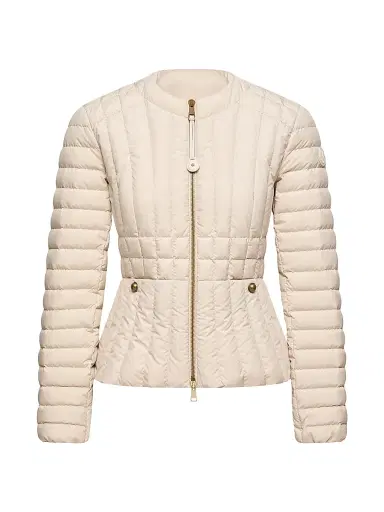 Moncler Women's Menthe Puffer Coat - Light Beige | Thumbnail 1 Moncler Women's Menthe Puffer Coat - Light Beige | Thumbnail 1