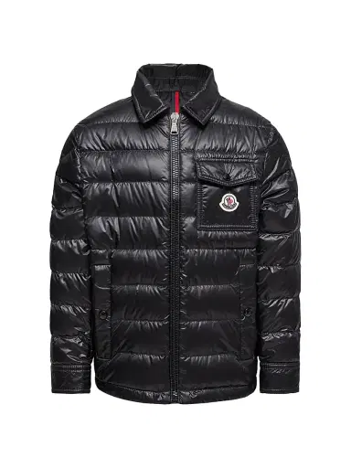 Moncler Little Boy's and Boy's Mourillon Puffer Shacket - Black - Size 14 | Thumbnail 1 Moncler Little Boy's and Boy's Mourillon Puffer Shacket - Black - Size 14 | Thumbnail 1
