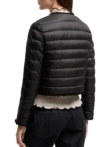 Moncler Women's Fleurs Puffer Coat - Black | Thumbnail 3 Moncler Women's Fleurs Puffer Coat - Black | Thumbnail 3