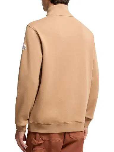 Moncler Men's Turtleneck Sweatshirt - Camel Beige | Thumbnail 3 Moncler Men's Turtleneck Sweatshirt - Camel Beige | Thumbnail 3