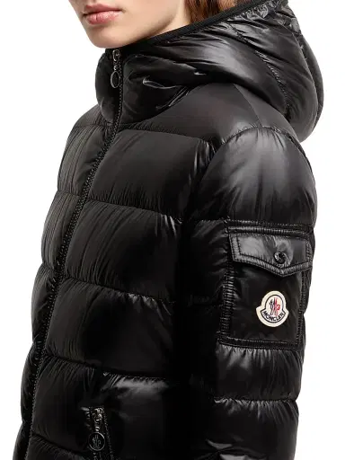 Moncler Women's Glesse Hooded Short Down Coat | Thumbnail 4 Moncler Women's Glesse Hooded Short Down Coat | Thumbnail 4