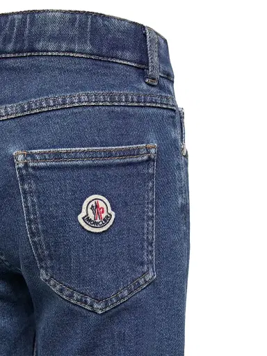 Moncler Little Boy's and Boy's Jeans in Stretch Cotton | Thumbnail 3 Moncler Little Boy's and Boy's Jeans in Stretch Cotton | Thumbnail 3