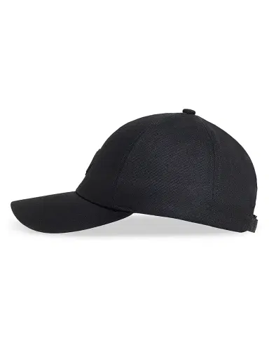 Moncler Women's Baseball Hat in Cotton Gabardine - Black | Thumbnail 2 Moncler Women's Baseball Hat in Cotton Gabardine - Black | Thumbnail 2