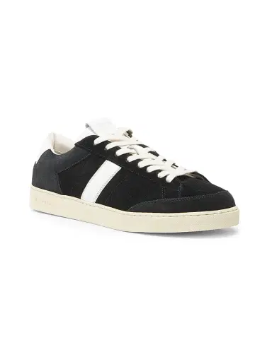 Tom Ford Men's Blake Leather Low-Top Sneakers - Black Cream - Size 14 | Thumbnail 2 Tom Ford Men's Blake Leather Low-Top Sneakers - Black Cream - Size 14 | Thumbnail 2