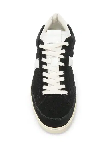 Tom Ford Men's Blake Leather Low-Top Sneakers - Black Cream - Size 14 | Thumbnail 4 Tom Ford Men's Blake Leather Low-Top Sneakers - Black Cream - Size 14 | Thumbnail 4