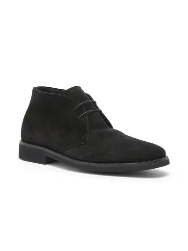 Tom Ford Men's Suede Light Sole Desert Boots - Black - Size 11 | Thumbnail 2 Tom Ford Men's Suede Light Sole Desert Boots - Black - Size 11 | Thumbnail 2