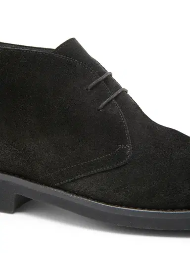 Tom Ford Men's Suede Light Sole Desert Boots - Black - Size 11 | Thumbnail 5 Tom Ford Men's Suede Light Sole Desert Boots - Black - Size 11 | Thumbnail 5