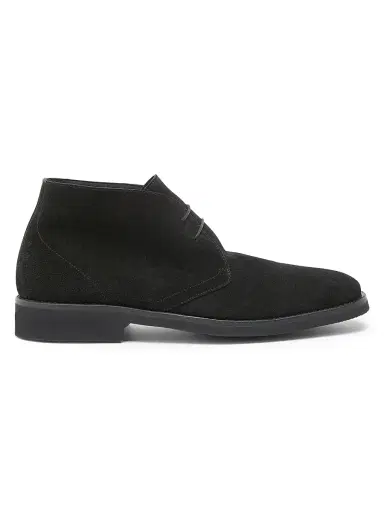 Tom Ford Men's Suede Light Sole Desert Boots - Black - Size 11 | Thumbnail 1 Tom Ford Men's Suede Light Sole Desert Boots - Black - Size 11 | Thumbnail 1