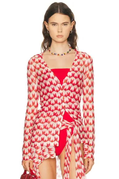 Missoni Button Up Top | Thumbnail 1 Missoni Button Up Top | Thumbnail 1