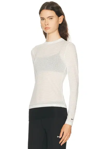 Nike Sheer Long Sleeve Top | Thumbnail 2 Nike Sheer Long Sleeve Top | Thumbnail 2