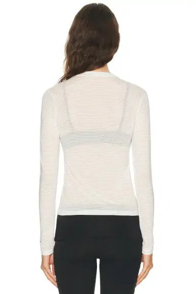 Nike Sheer Long Sleeve Top | Thumbnail 3 Nike Sheer Long Sleeve Top | Thumbnail 3