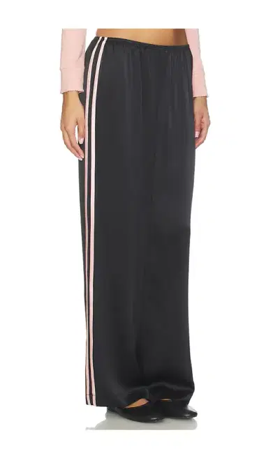 DONNI. The Silk Stripe Simple Pant | Thumbnail 1 DONNI. The Silk Stripe Simple Pant | Thumbnail 1