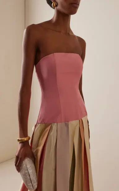 Rosie Assoulin Exclusive Strapless Silk Gown | Thumbnail 3 Rosie Assoulin Exclusive Strapless Silk Gown | Thumbnail 3