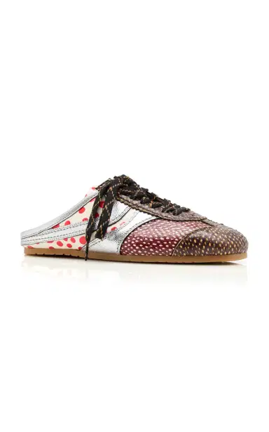 Dries Van Noten Leather Sneaker Mules | Thumbnail 4 Dries Van Noten Leather Sneaker Mules | Thumbnail 4