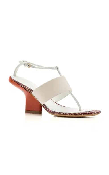 Dries Van Noten Leather Sandals | Thumbnail 5 Dries Van Noten Leather Sandals | Thumbnail 5