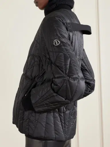 Rick Owens + Moncler Quilted Shell Down Jacket | Thumbnail 4 Rick Owens + Moncler Quilted Shell Down Jacket | Thumbnail 4