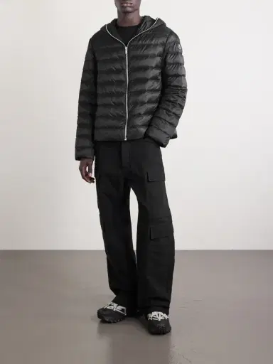 Rick Owens + Moncler Hooded Quilted Shell Down Jacket | Thumbnail 2 Rick Owens + Moncler Hooded Quilted Shell Down Jacket | Thumbnail 2