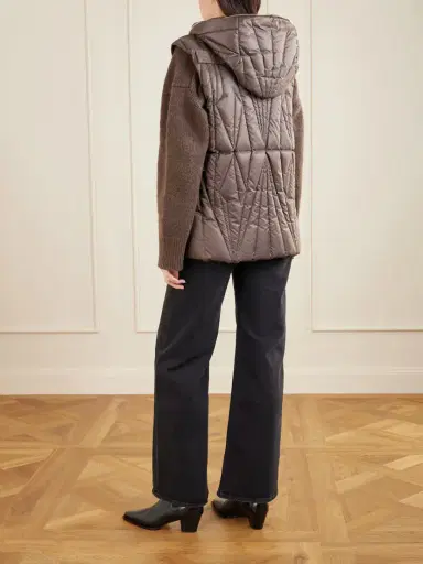 Rick Owens + Moncler Hooded Appliquéd Quilted Shell Down Gilet | Thumbnail 9 Rick Owens + Moncler Hooded Appliquéd Quilted Shell Down Gilet | Thumbnail 9
