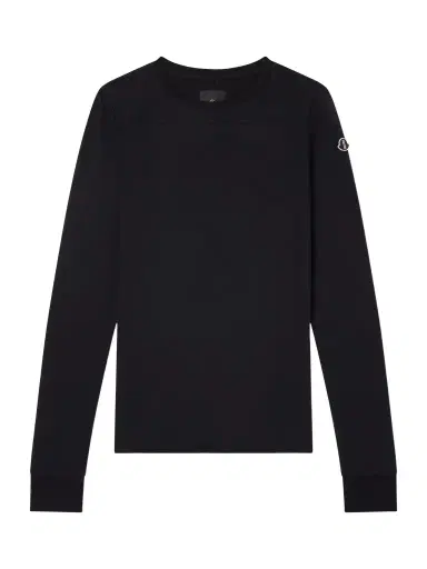 Rick Owens Moncler Slim-Fit Logo-Appliquéd Cotton-Jersey T-Shirt - Men | Thumbnail 1 Rick Owens Moncler Slim-Fit Logo-Appliquéd Cotton-Jersey T-Shirt - Men | Thumbnail 1