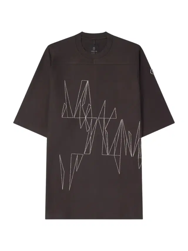 Moncler Oversized Logo-Appliquéd Embroidered Cotton-Jersey T-Shirt - Men Moncler Oversized Logo-Appliquéd Embroidered Cotton-Jersey T-Shirt - Men